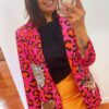 Chaqueta Print rosa