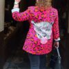 Chaqueta Print rosa - Imagen 2