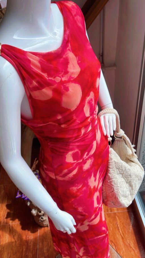 Vestido Daniela Rojo - Imagen 3