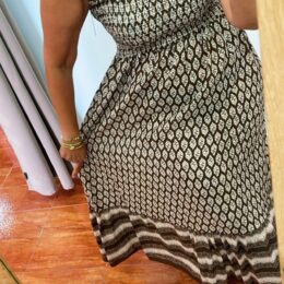 Vestido Túnez marrón