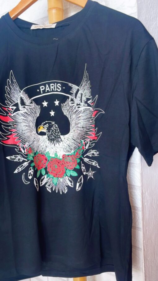 Camiseta Paris negra - Imagen 2