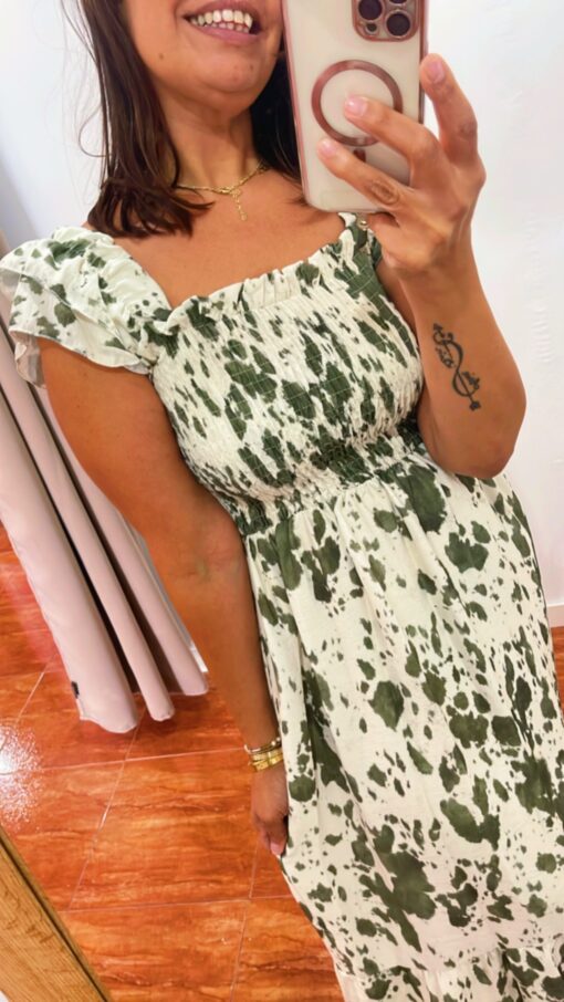Vestido Almería verde - Imagen 2