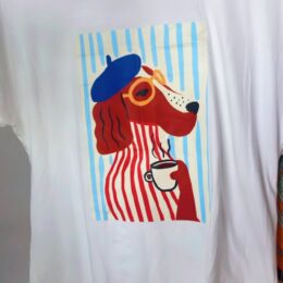 Camiseta perrito boina