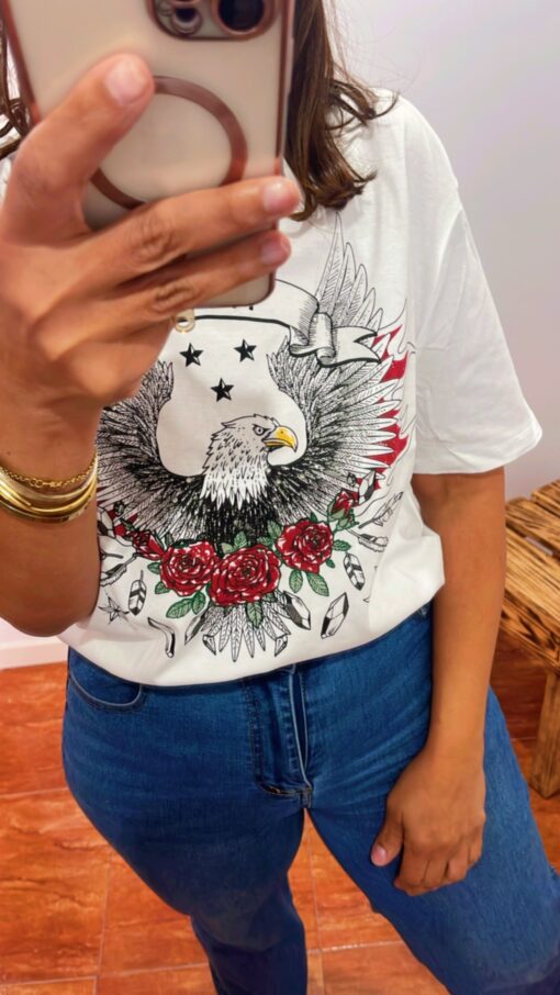 Camiseta Paris blanca