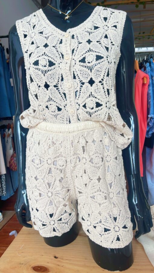 Conjunto Asia beige