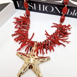 Collar estrella rojo