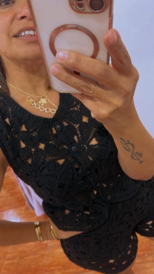 Conjunto Asia negro