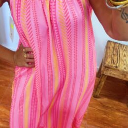Vestido Menorca rosa