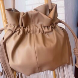 Bolso Flecos beige