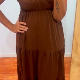 Vestido Joana chocolate