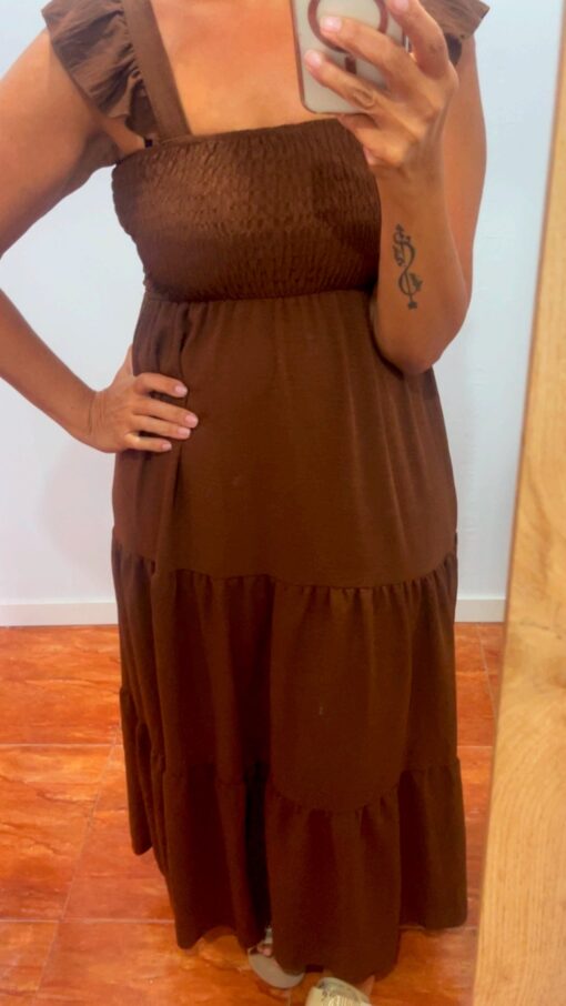 Vestido Joana chocolate