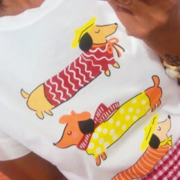 Camiseta Dog Amarillo