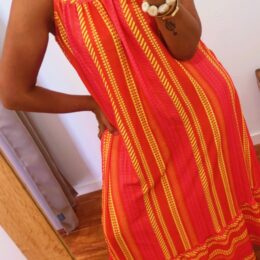 Vestido Menorca naranja