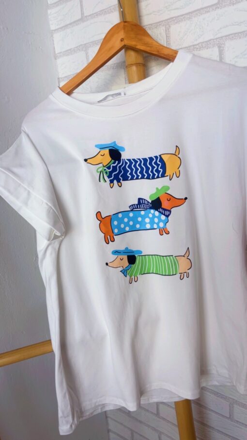 Camiseta Dog Azul