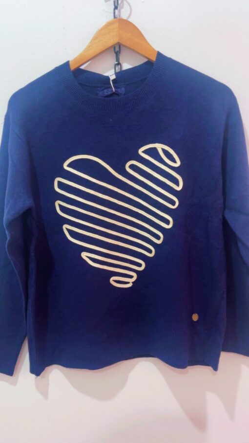 Jersey corazón azul - Imagen 2