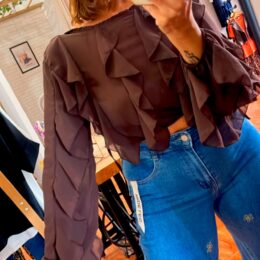 Camisa Gabriela Chocolate