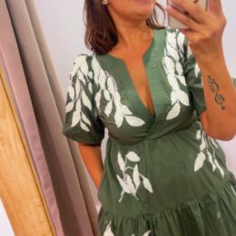 Vestido Isabel verde