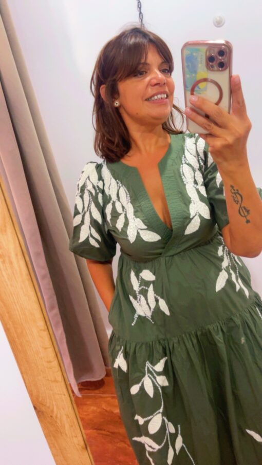 Vestido Isabel verde