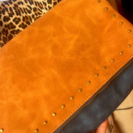Bolso combinado azul