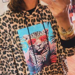 Jersey tigre oversize