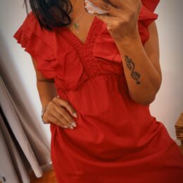 Vestido Judit rojo