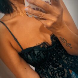 Corset negro Díana